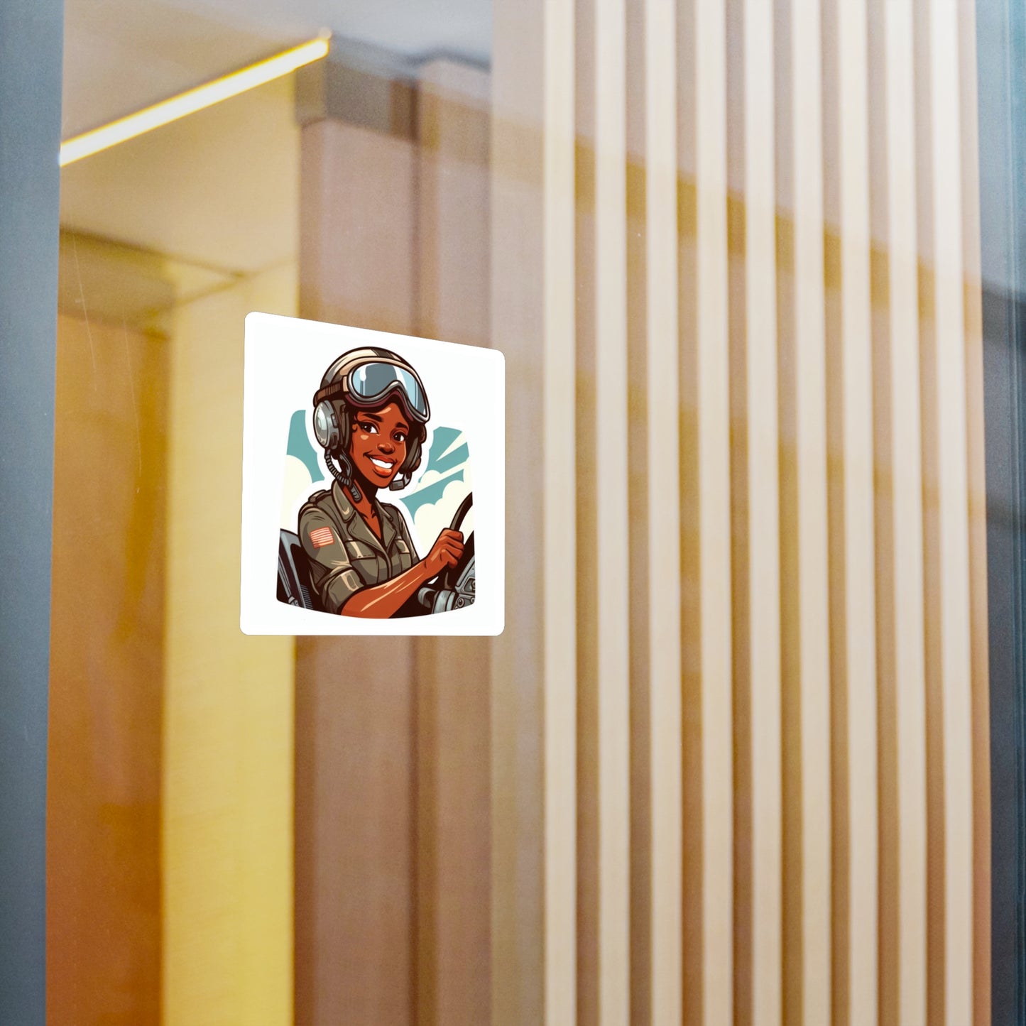 Sticker - Woman Pilot
