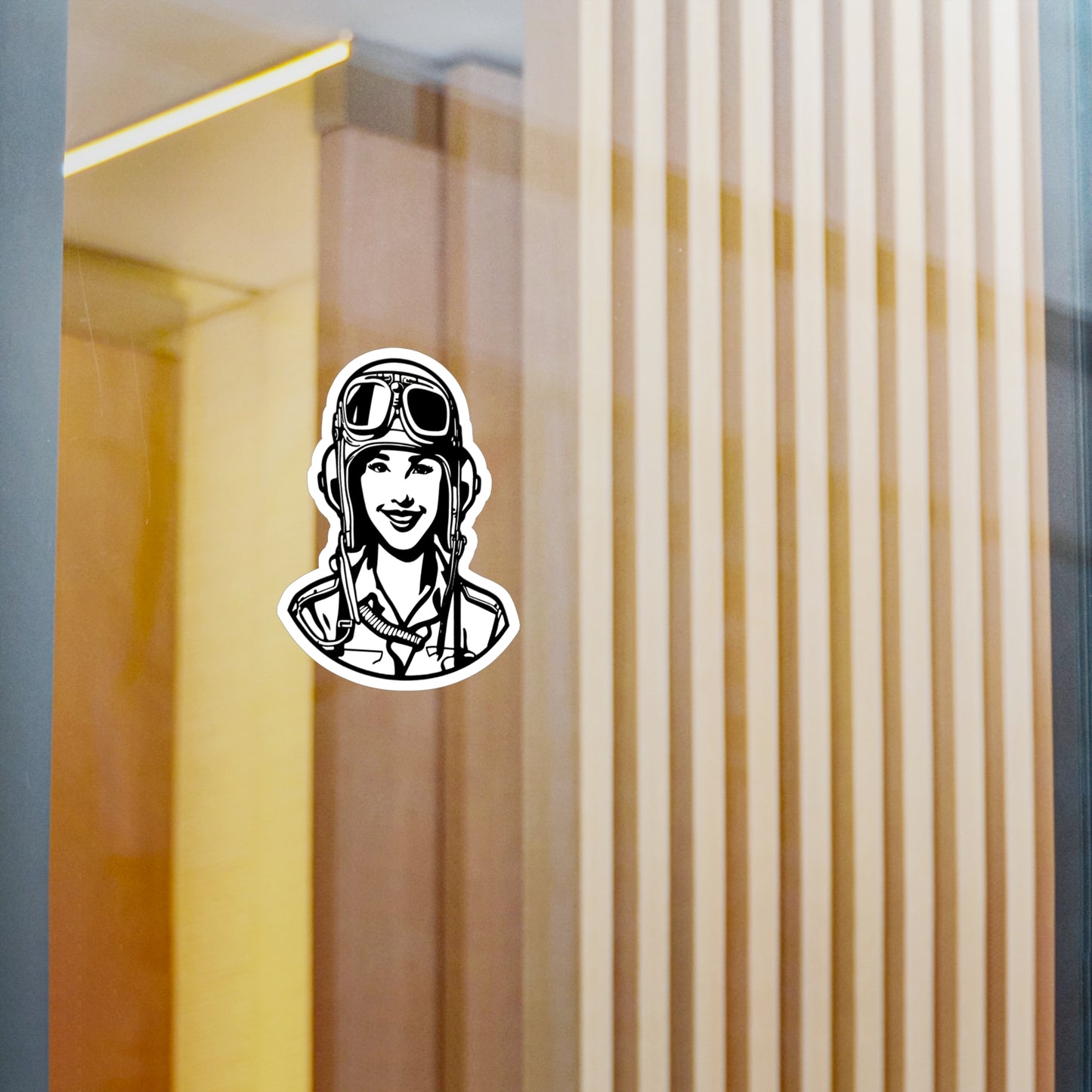 Sticker - Woman Pilot