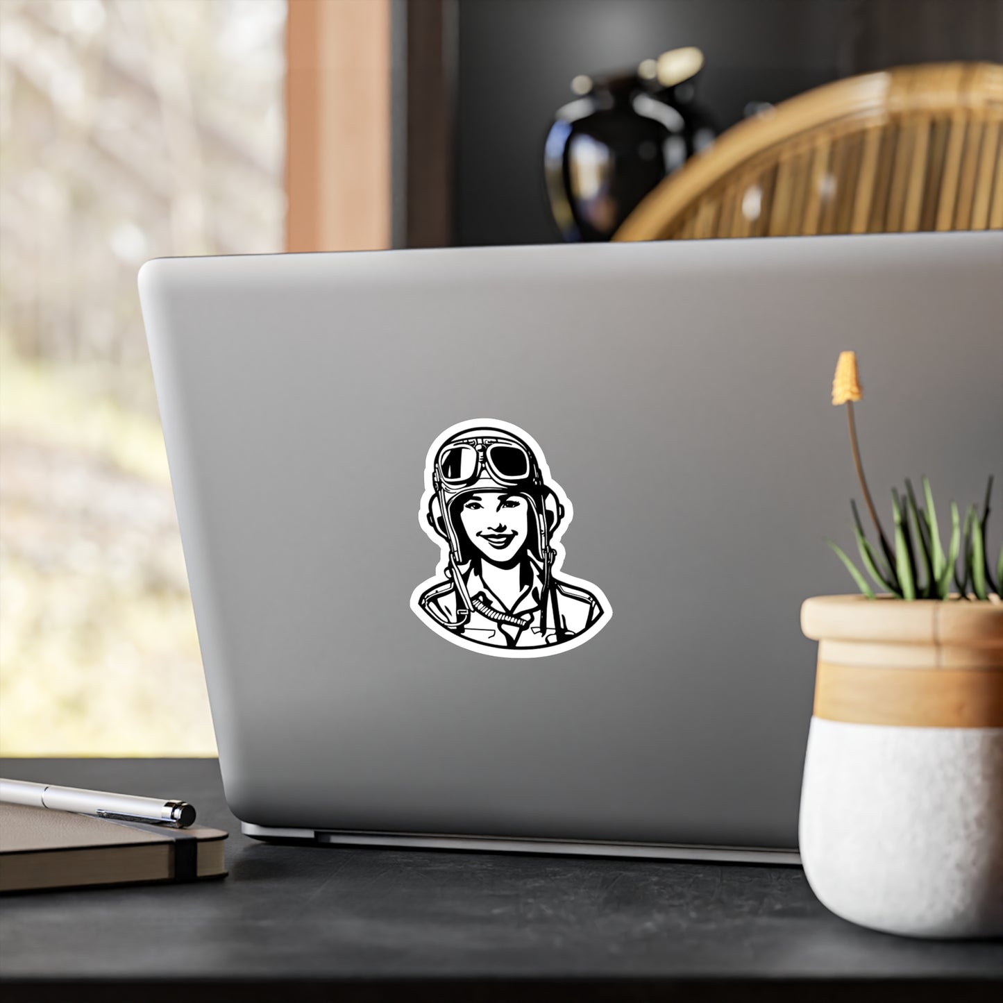 Sticker - Woman Pilot