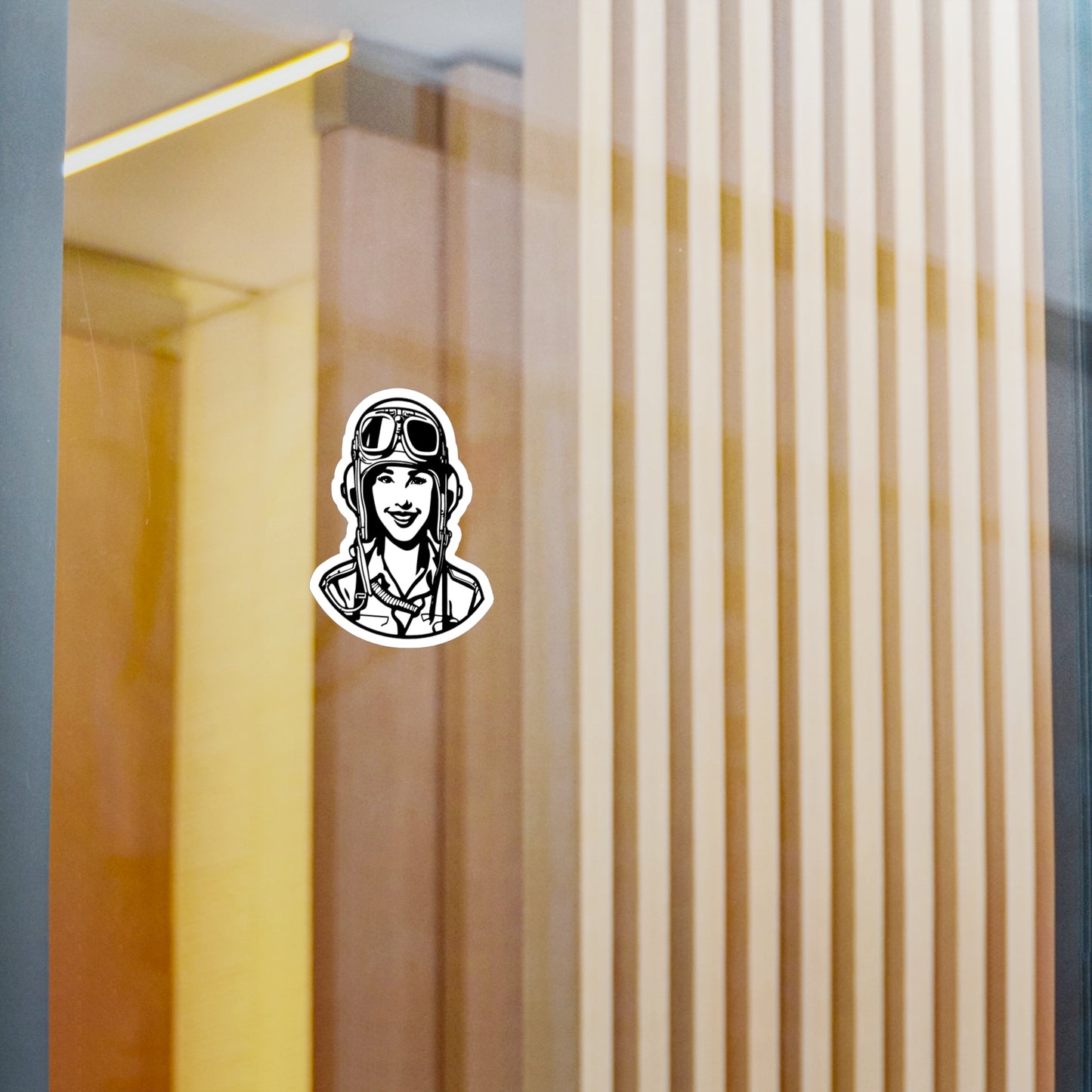 Sticker - Woman Pilot