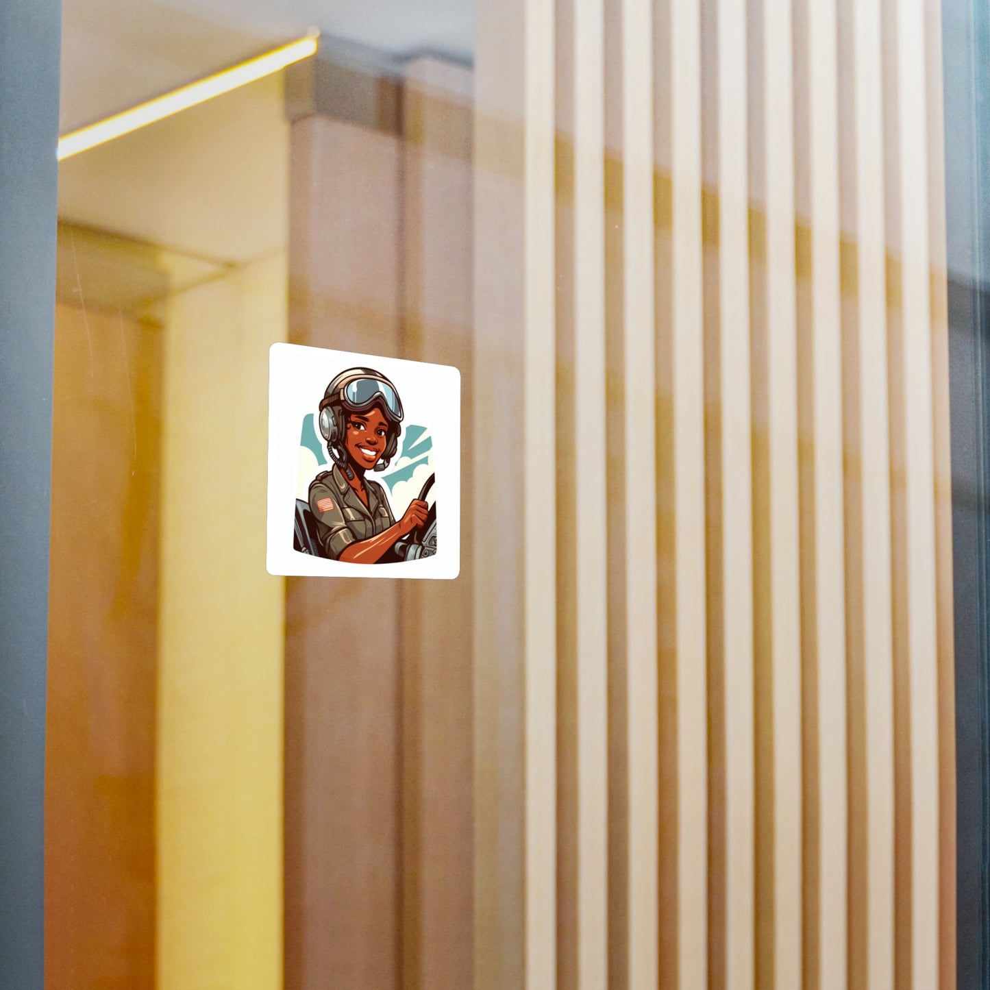 Sticker - Woman Pilot