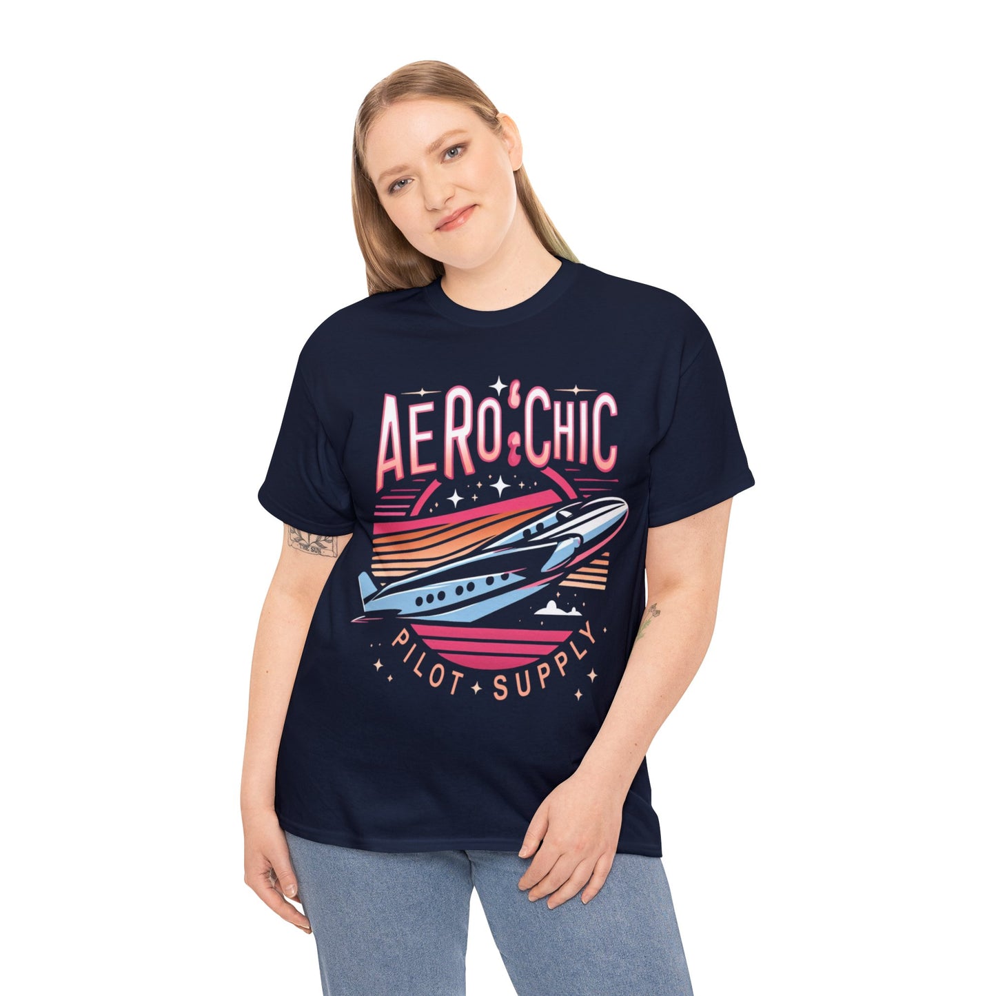 Graphic Tee - AeroChic Night Flight