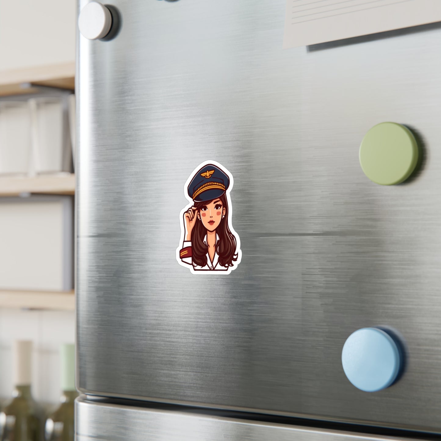 Sticker - Woman Pilot