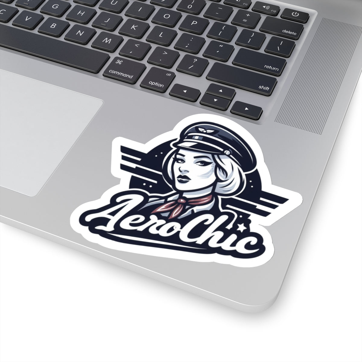 Sticker - Retro Woman Pilot