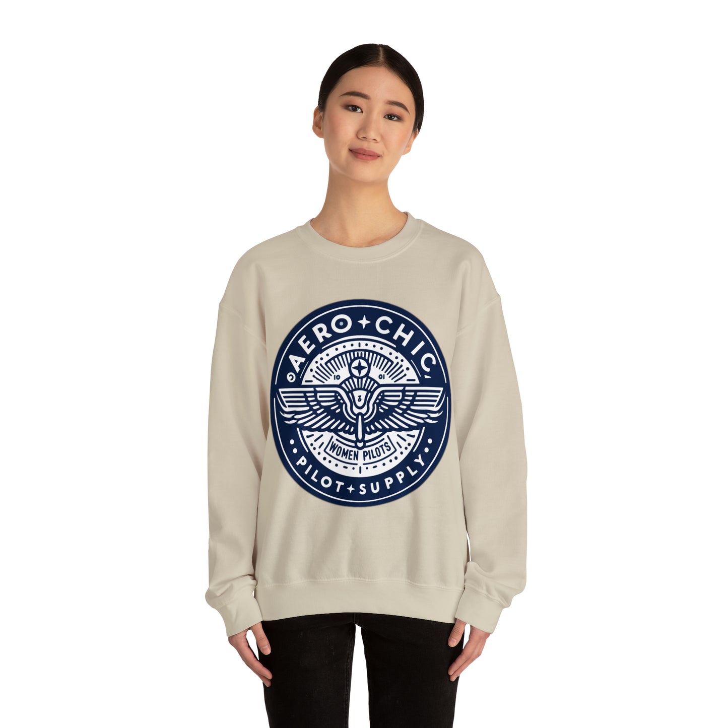 Unisex Sweatshirt - AeroChic pilot supply