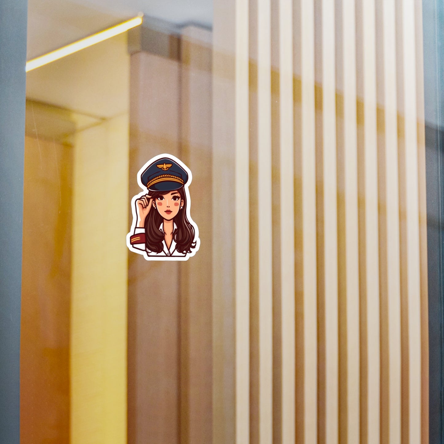 Sticker - Woman Pilot