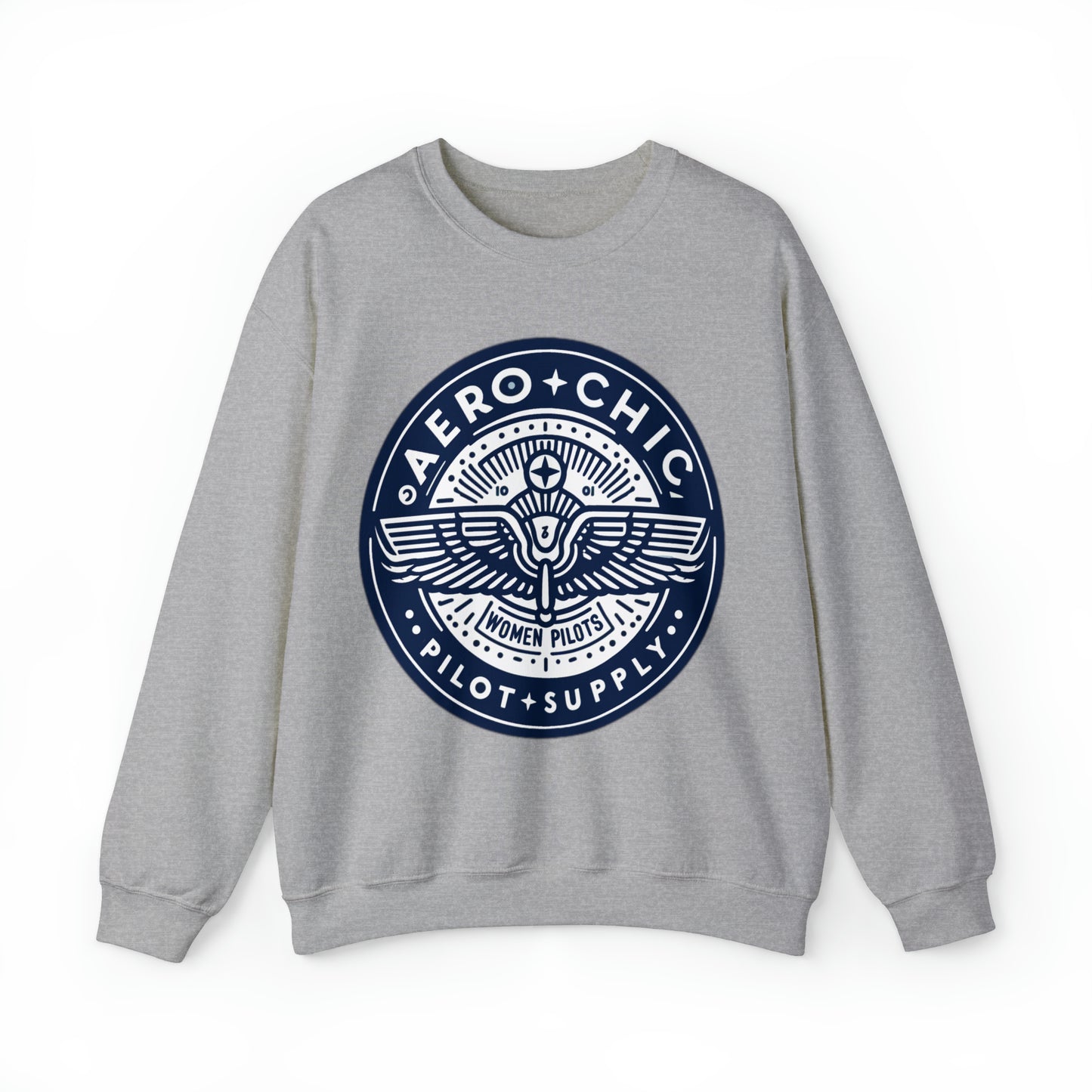 Unisex Sweatshirt - AeroChic pilot supply