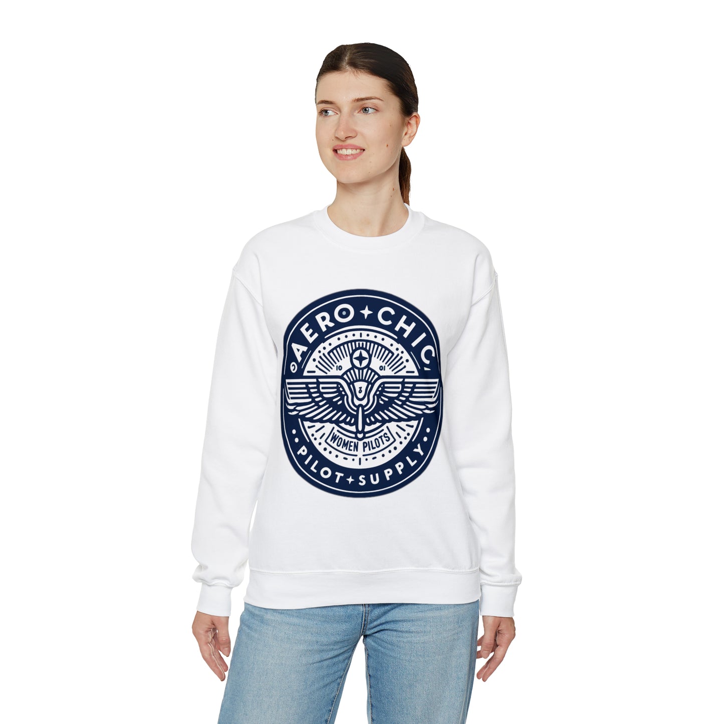 Unisex Sweatshirt - AeroChic pilot supply