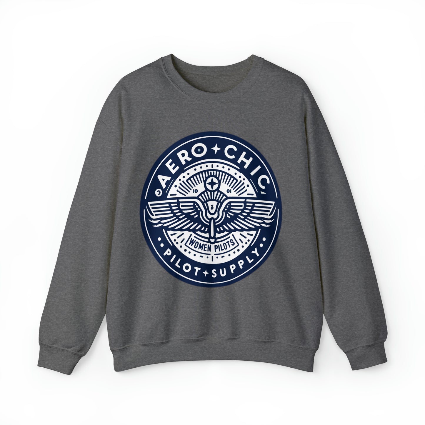 Unisex Sweatshirt - AeroChic pilot supply