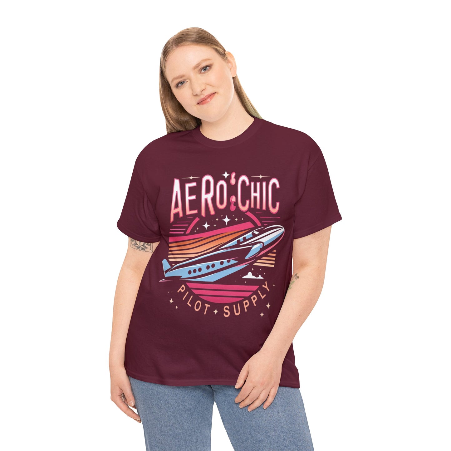 Graphic Tee - AeroChic Night Flight