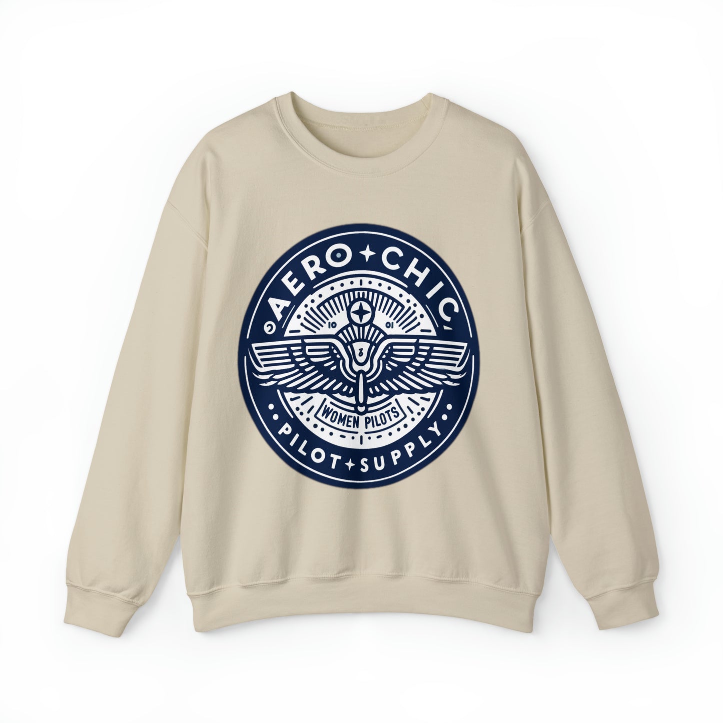 Unisex Sweatshirt - AeroChic pilot supply