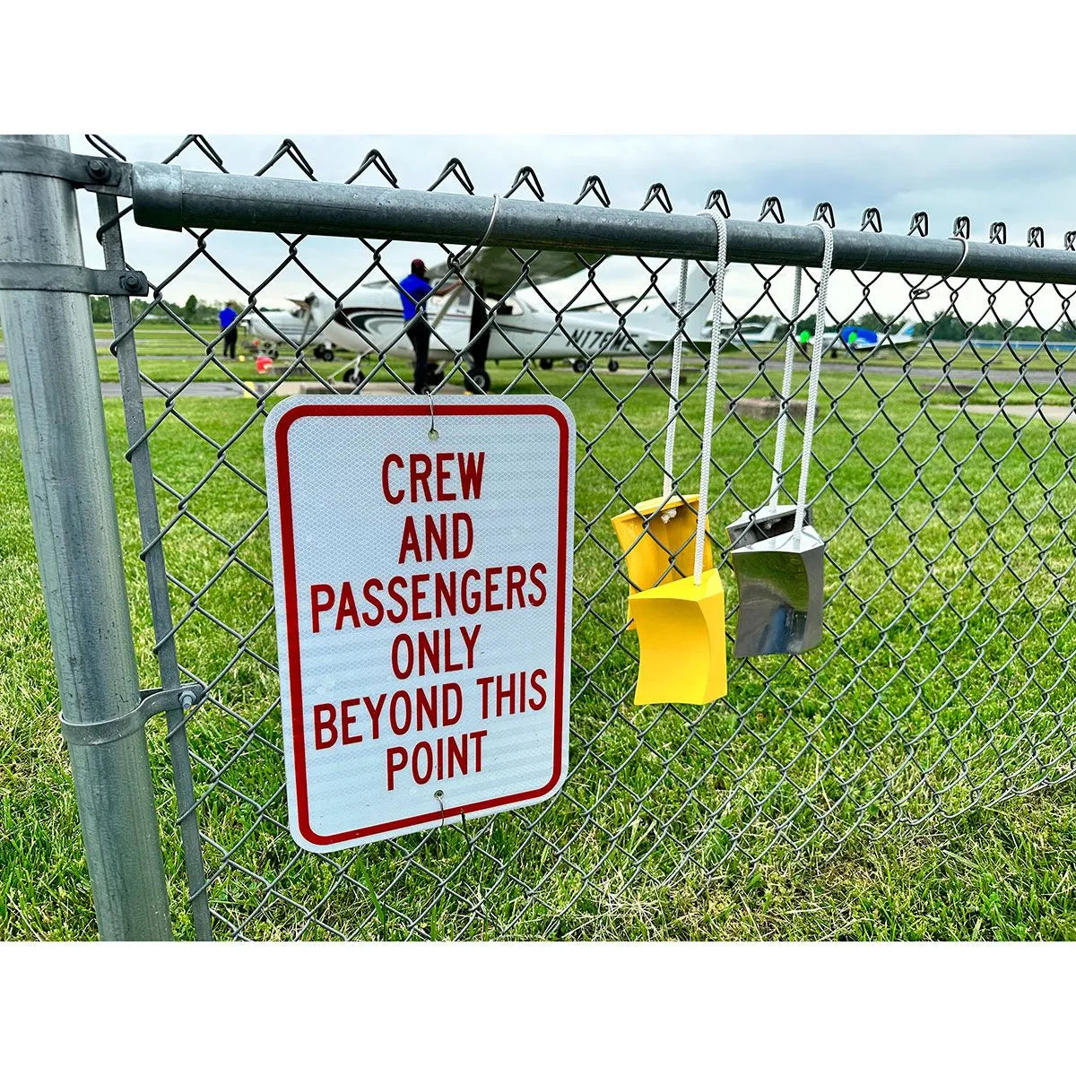Aluminum Wheel Chocks – Safety Yellow (pair)
