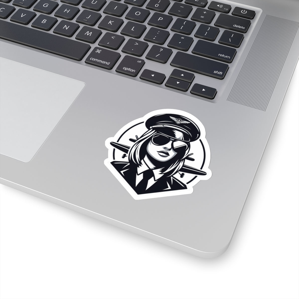 Stickers - B&W Women Pilot