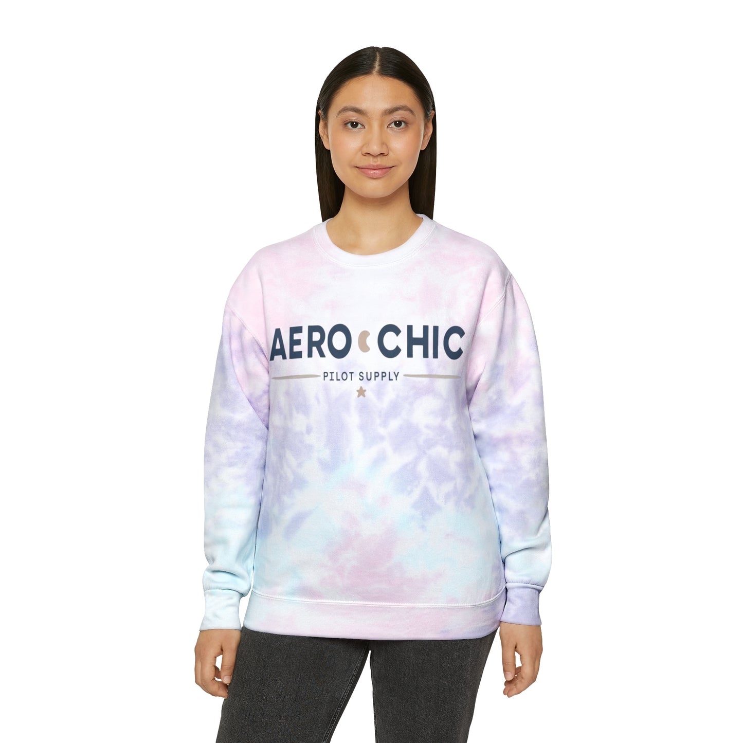 Tie-Dye Sweatshirt - Cotton Candy Logo