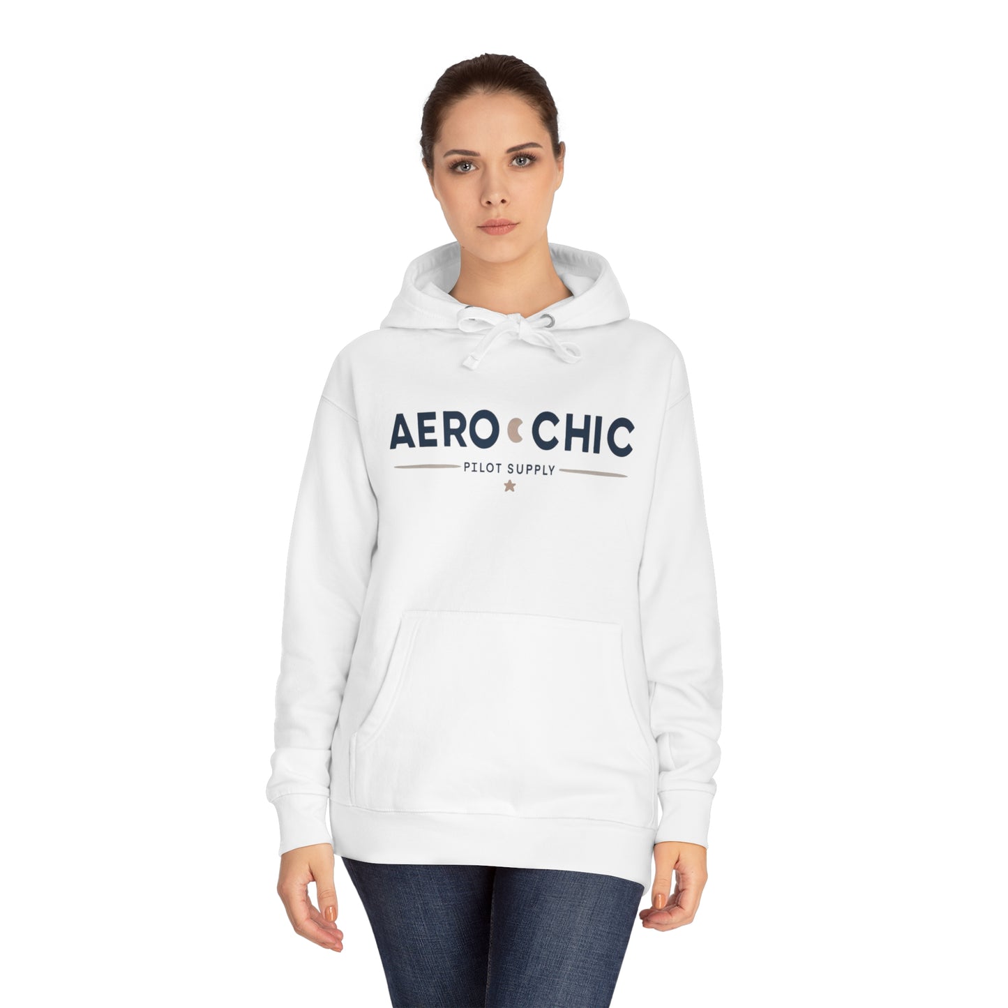 Fleece Hoodie - AeroChic Logo