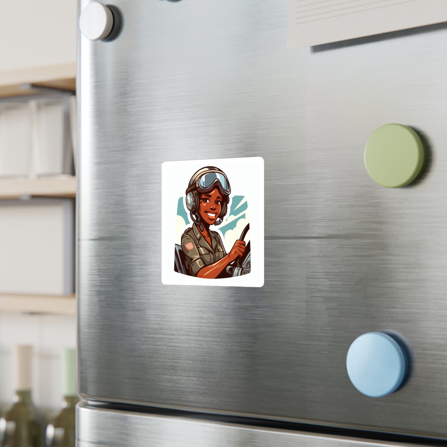 Sticker - Woman Pilot