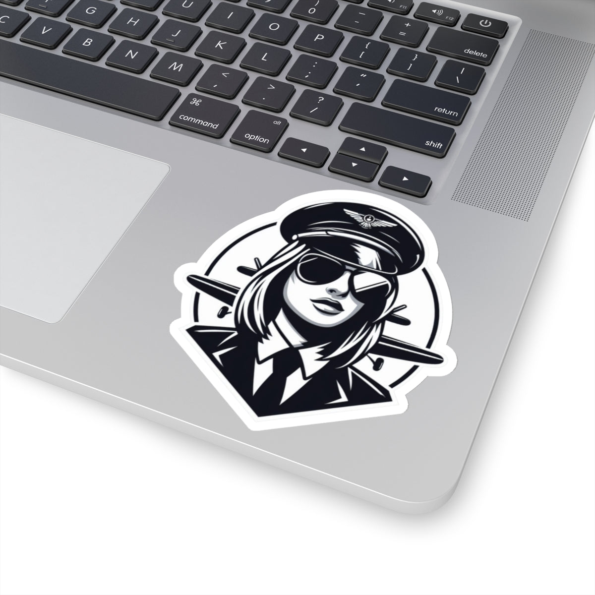 Stickers - B&W Women Pilot