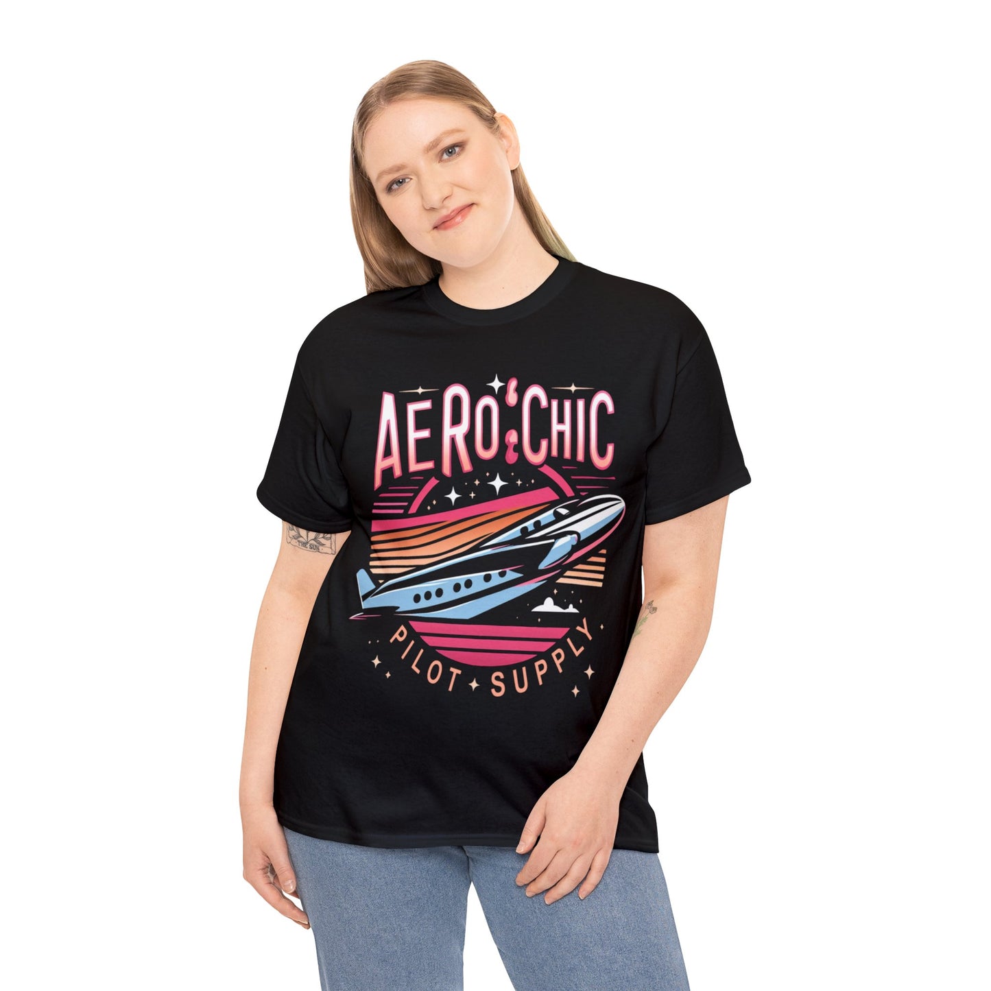 Graphic Tee - AeroChic Night Flight