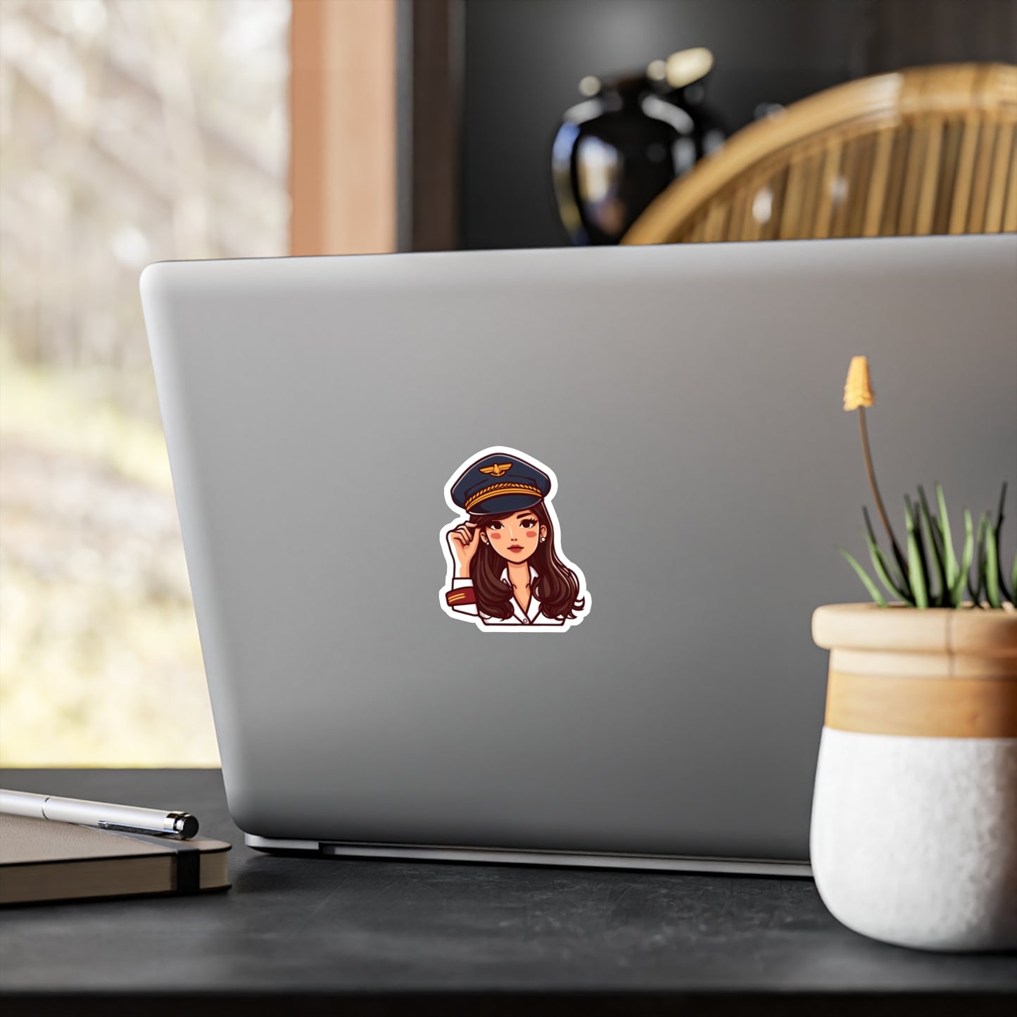 Sticker - Woman Pilot