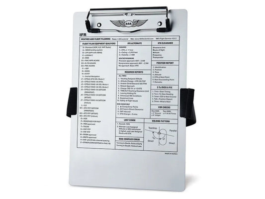 IFR Aluminum Kneeboard