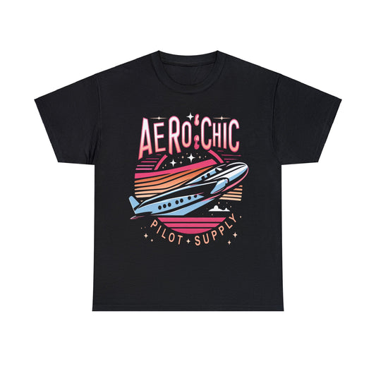 Graphic Tee - AeroChic Night Flight
