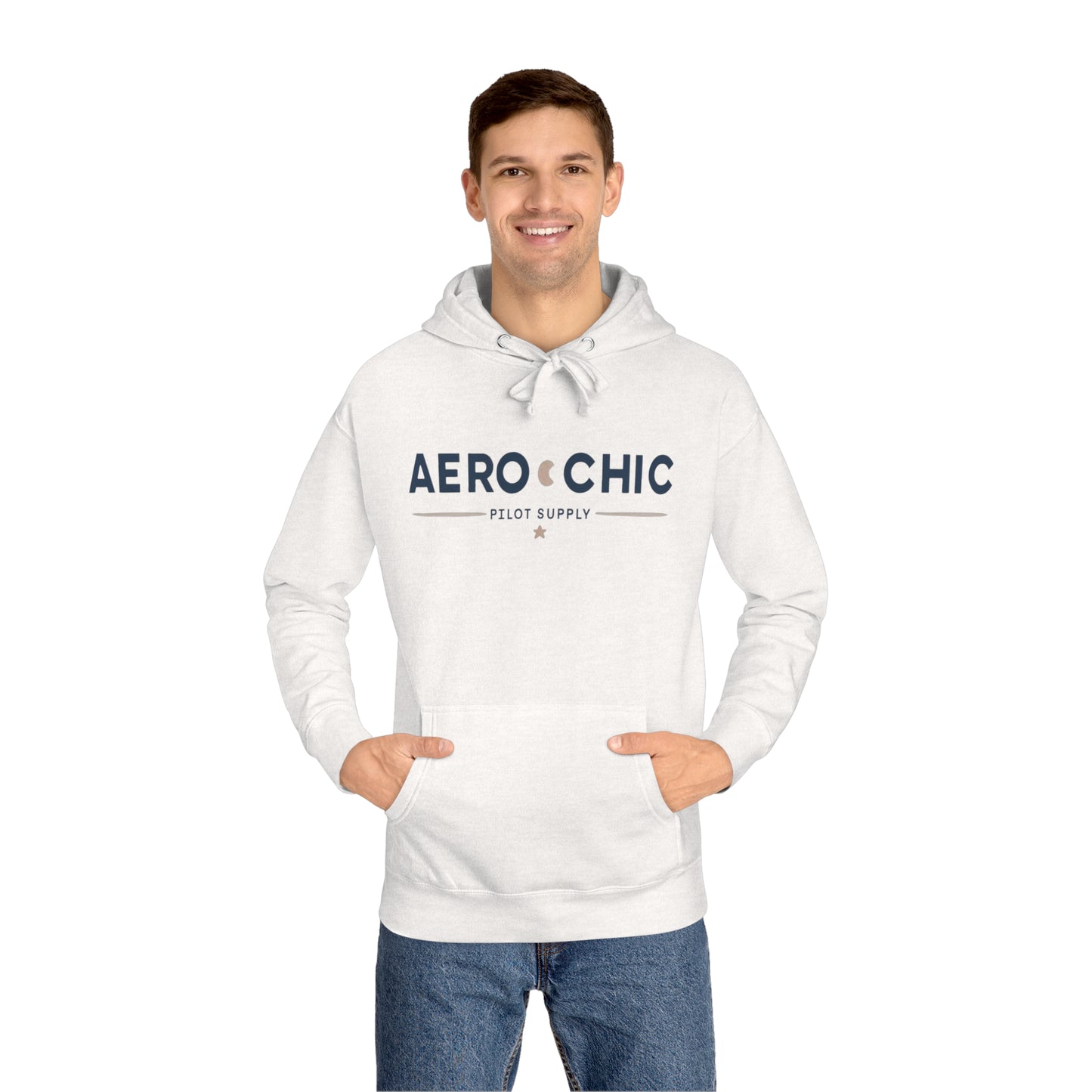 Fleece Hoodie - AeroChic Logo