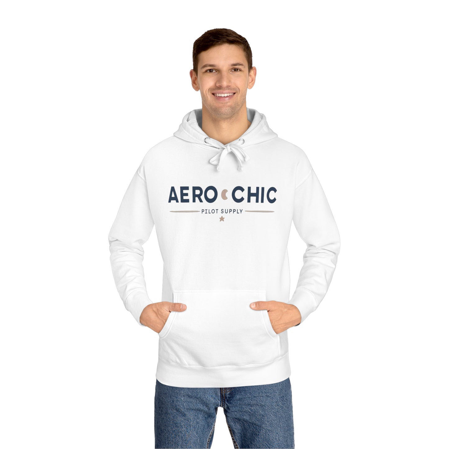 Fleece Hoodie - AeroChic Logo