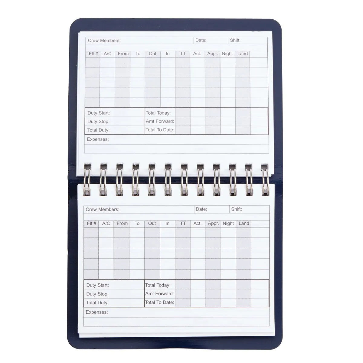 5 Leg Crew Logbook (for the Airline Pilot)